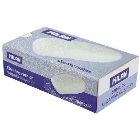 Ластик Milan SMM0120 с каучуковой крошкой белый 100x65x36 мм