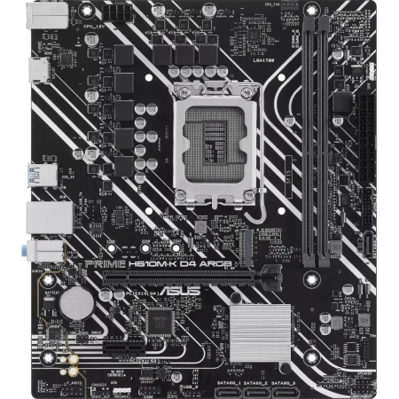 Материнская плата Asus Prime H610M-K D4 ARGB