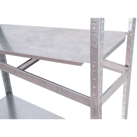 Стеллаж металлический HIT оцинкованный (4 полки, 912х400х1824 мм)