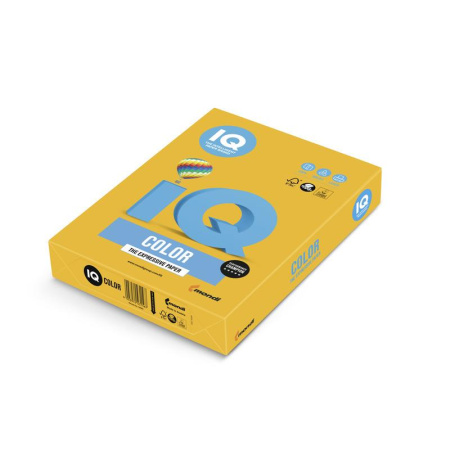 Бумага цветная для офисной техники IQ Color старое золото AG10 (A4, 80 г/кв.м, 100 листов) Бумага цветная для офисной техники IQ Color старое золото AG10 (A4, 80 г/кв.м, 100 листов)