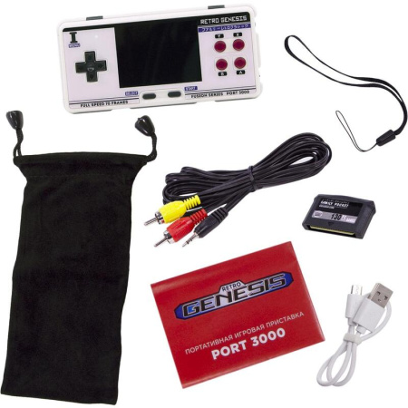 Игровая приставка (консоль) Retro Genesis Port 3000 16 ГБ белая + 4000  игр (ConSkDn132)