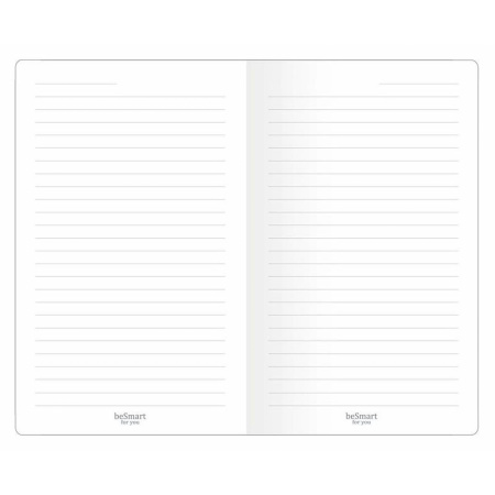 Блокнот Be Smart Sentiment А5 48 листов разноцветный в линейку на  скрепке (130х210 мм)