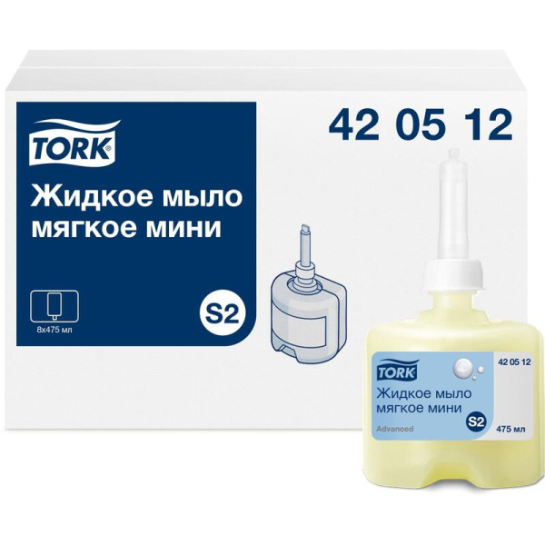 Картридж с жидким мылом Tork S2 420512 475 мл