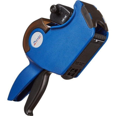 Этикет-пистолет Pronto H8 однострочный (прямоугольная лента, 8 символов, 21x12 мм) Этикет-пистолет Pronto H8 однострочный (прямоугольная лента, 8 символов, 21x12 мм)