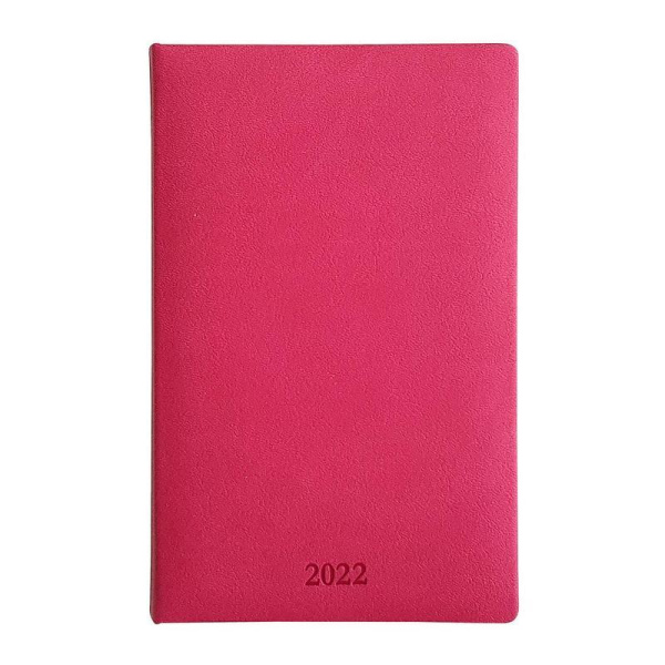 Еженедельник датированный 2022 год Infolio Vienna искусственная кожа А5  64 листа розовый (130x205 мм)