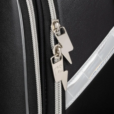 Ранец Комус Класс Basic Медвежонок анатомический чёрный с двумя  отделениями