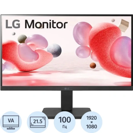 Монитор 21.45" LG 22MR410-B.ARUQ черный