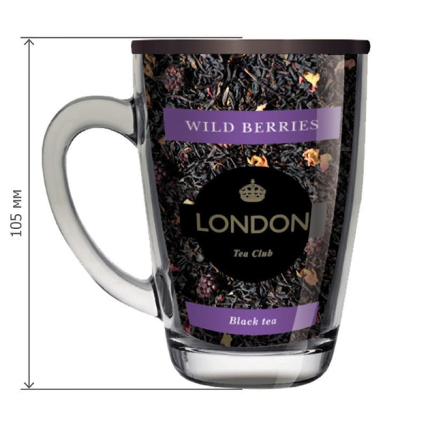 Чай подарочный London Tea Club Лесные ягоды листовой черный 70 г