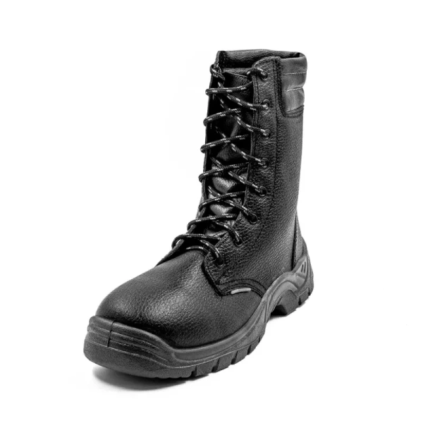 Ботинки высокие рабочие зимние мужские Baltsafety 3219М ПУ из  натуральной кожи черные (размер 42)