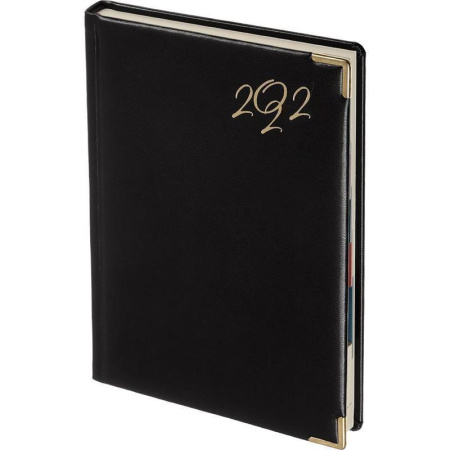 Ежедневник датированный 2022 год Attache искусственная кожа А5 176  листов черный (148х218 мм)