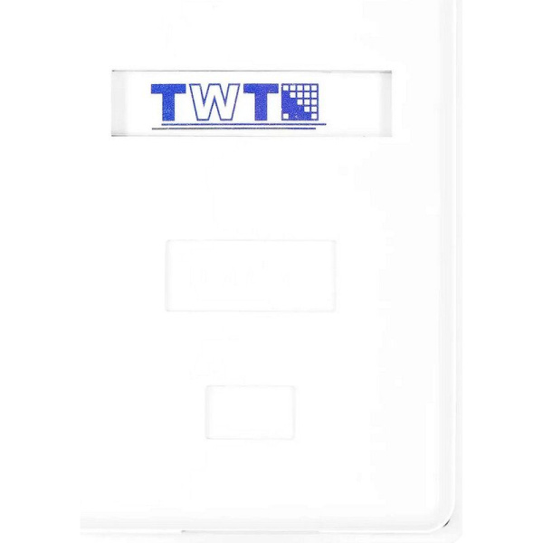 Розетка TWT TWT-SM1-45-WH RJ-45 cat 5е