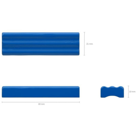 Пластилин восковой ErichKrause 12 цветов со стеком 156 г
