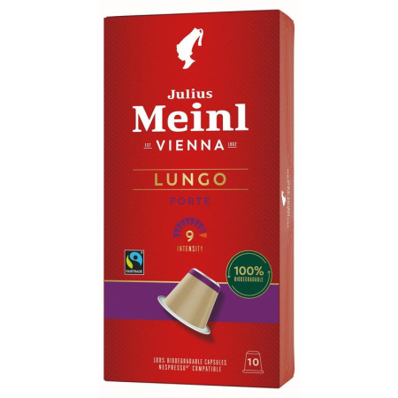 Кофе в капсулах для кофемашин Julius Meinl Lungo Forte (10 штук в  упаковке)