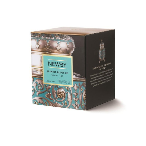 Чай Newby  Jasmine Blossom зеленый с цветком жасмина 100 г