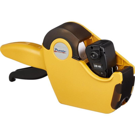 Этикет-пистолет Pronto H8 однострочный (прямоугольная лента, 8 символов, 21x12 мм) Этикет-пистолет Pronto H8 однострочный (прямоугольная лента, 8 символов, 21x12 мм)