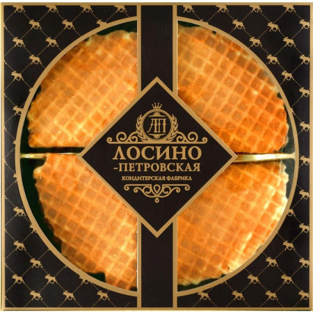 Вафли Лосино-Петровская КФ Тип Топ в глазури 345 г