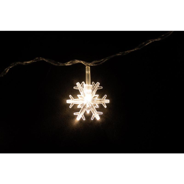 Гирлянда светодиодная Занавес со снежинками и звездами бахрома белый  свет 150 светодиодов (1.2x1 м)