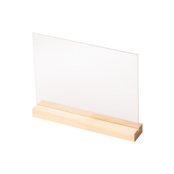 Подставка настольная для рекламных материалов Attache А5 на деревянной подставке