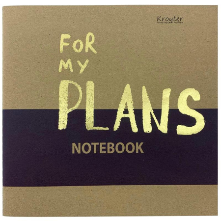 Бизнес-тетрадь Kroyter Офис 40 листов разноцветная в линейку на сшивке  (205х205 мм)