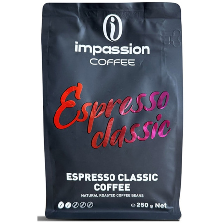 Кофе в зёрнах Impassion Эспрессо Классик ореховый 250 г (вакуумная упаковка)