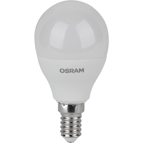 Лампа светодиодная Osram 7 Вт E14 (R, 6500 К, 560 Лм, 220 В, 5 штук в  упаковке, 4058075578166)