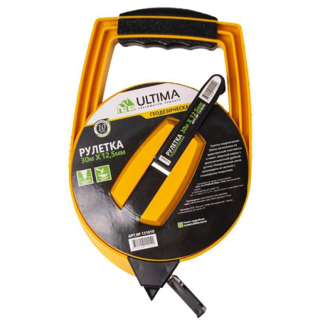 Рулетка геодезическая Ultima 30м x 12.5мм (131010) Рулетка геодезическая Ultima 30м x 12.5мм (131010)