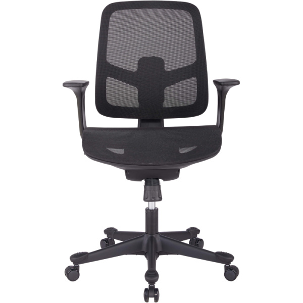 Кресло для руководителя Easy Chair 600 MC чёрное (сетка, пластик)