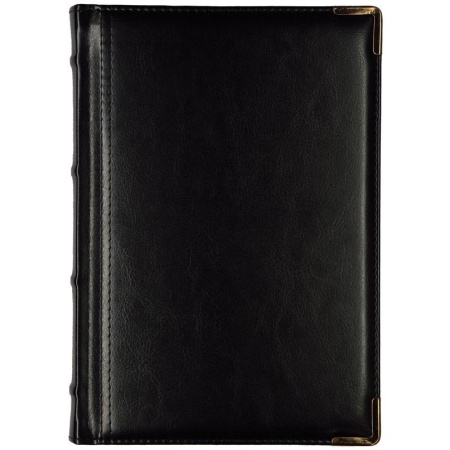 Ежедневник полудатированный Bruno Visconti Boss искусственная кожа A5+ 208 листов черный (145х217 мм) (артикул производителя 3-404/267)