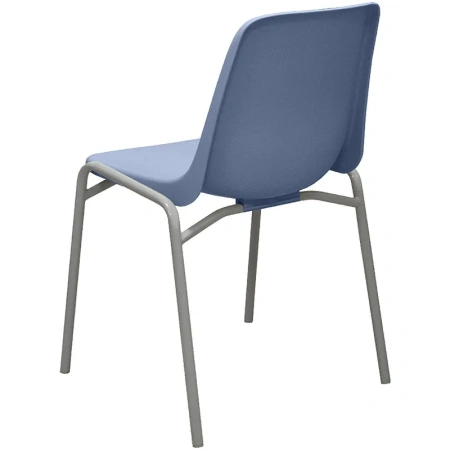 Стул обеденный Комус Мебель Стрит голубой (пластик, металл)