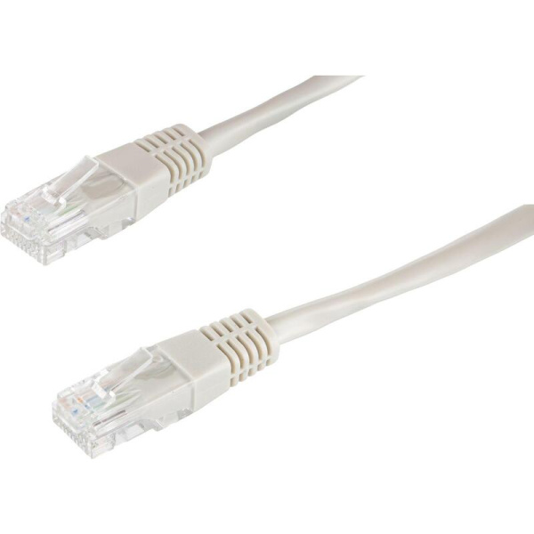 Патч-корд витая пара BigTech OPCC002 UTP CCA cat 5e 1 м