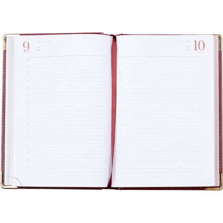 Ежедневник полудатированный Bruno Visconti Boss искусственная кожа A5+ 208 листов бордовый (145х217 мм) (артикул производителя 3-404/270) Ежедневник полудатированный Bruno Visconti Boss искусственная кожа A5+ 208 листов бордовый (145х217 мм) (артикул производителя 3-404/270)