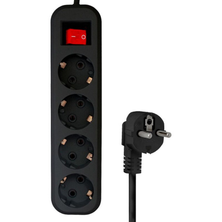 Сетевой фильтр Progix SF4PB2 на 4 розетки 2 метра