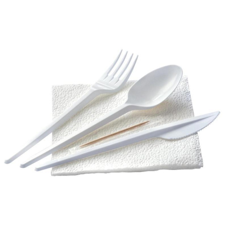 Комплект одноразовых столовых приборов Комплект одноразовых столовых приборов