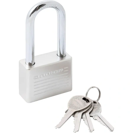 Замок навесной Аллюр ВС1Ч-050Д 50 мм хром