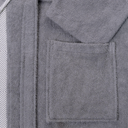 Халат махровый Комус Delray 50-52 (L-XL) антрацит