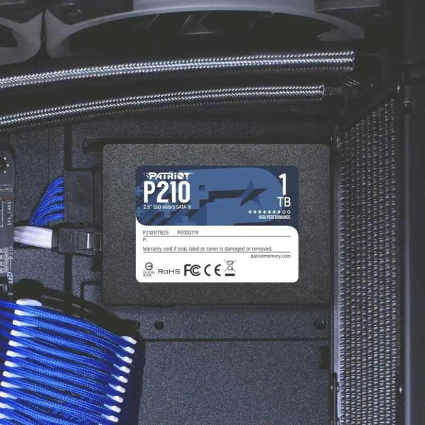SSD накопитель Patriot Memory P210 1 ТБ (P210S1TB25)