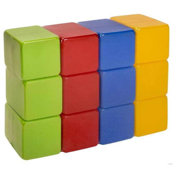 Набор кубиков Fancy Baby 12 штук