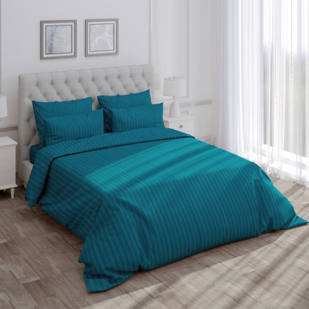 Постельное белье Verossa Страйп 744106 (семейное, страйп-сатин)