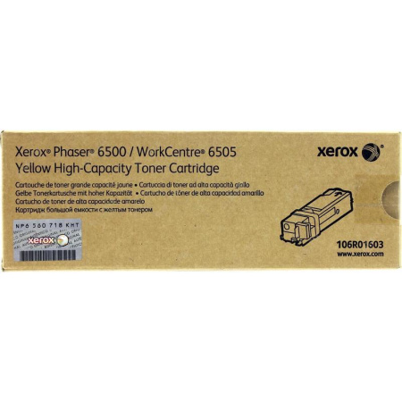 Картридж Xerox 106R01603 желтый