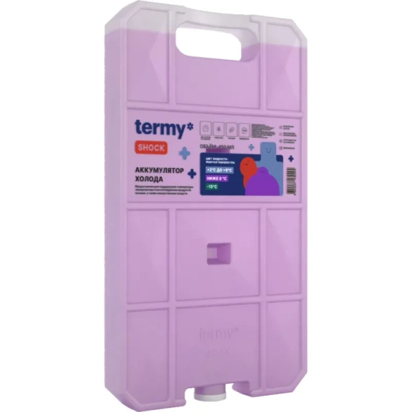Аккумулятор холода Termy Shock 24.3х2.4х13.3 см 620 г