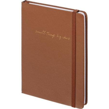 Ежедневник недатированный Attache искусственная кожа А5 136 листов коричневый