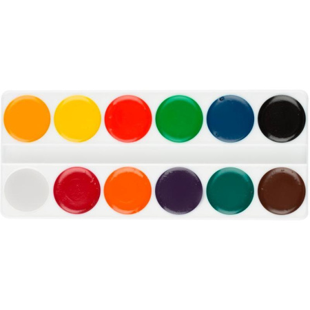 Акварельные медовые краски Mini Zoo 12 цветов