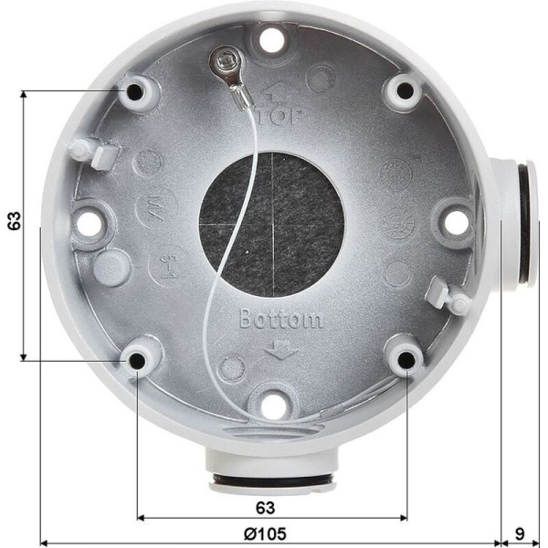 Коробка монтажная Hikvision DS-1260ZJ