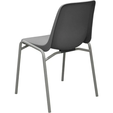 Стул обеденный Комус Мебель Стрит серый (пластик, металл)