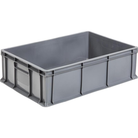 Ящик (лоток) универсальный из ПНД 600х400х180 мм серый