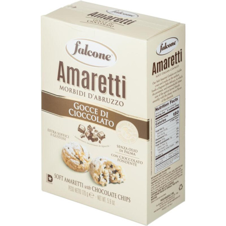 Печенье сахарное Falcone Амаретти с шоколадом 170 г