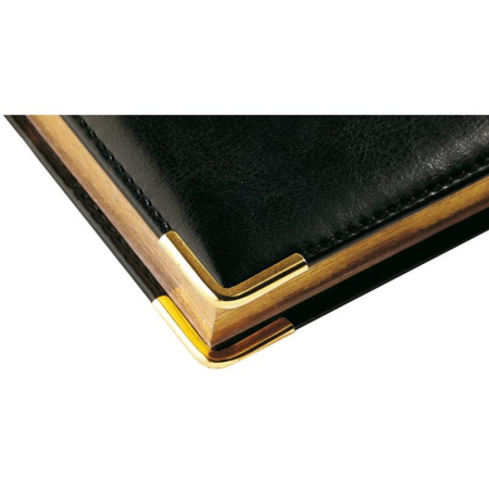 Ежедневник полудатированный Bruno Visconti Boss искусственная кожа A5+ 208 листов черный (145х217 мм) (артикул производителя 3-404/267)