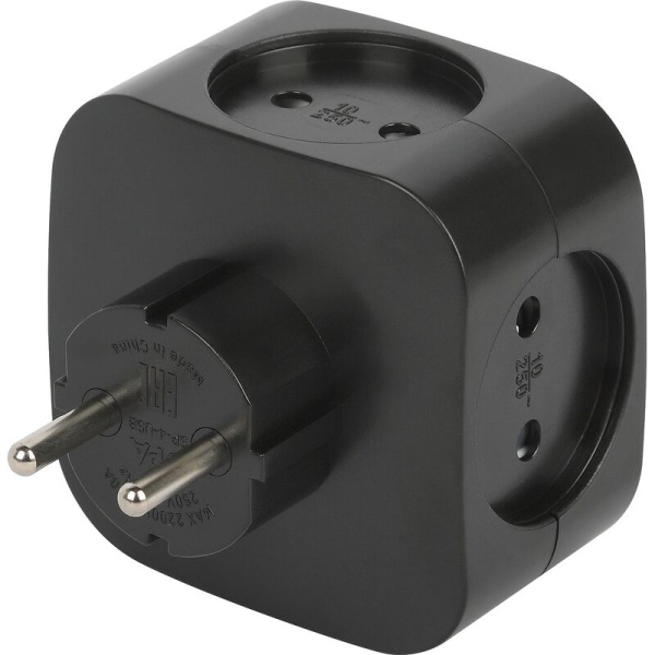 Разветвитель Эра SP-4-USB-B 4 розетки + USB