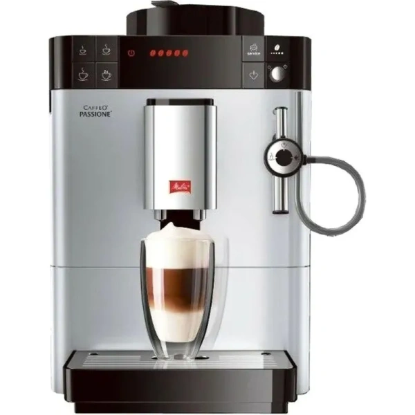 Кофемашина с капучинатором Melitta F 530-101 серебристая (39144129)