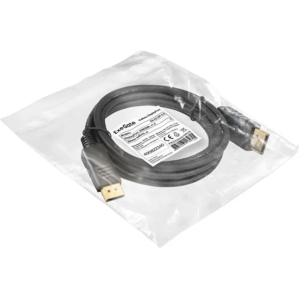 Кабель ExeGate DisplayPort - DisplayPort 2 метра (EX294679RUS)